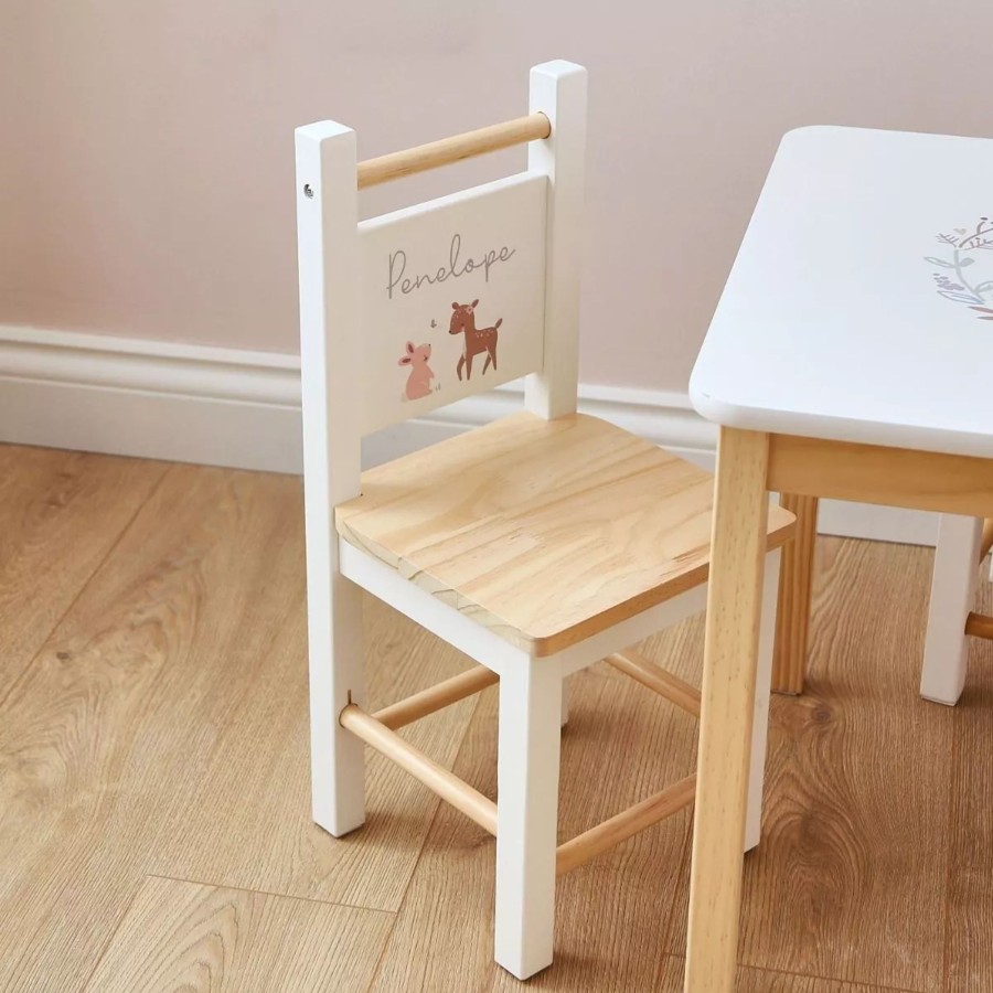 Furniture My 1st Years Tables & Chairs | Personalised Woodland Animals Table And Chairs Set