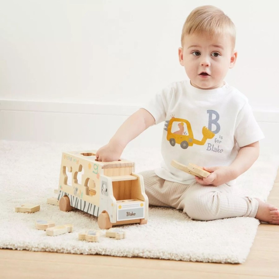 Toys & Books My 1st Years Stackers & Sorters | Personalised Safari Shape Sorter