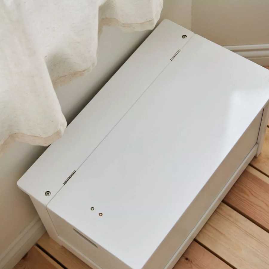 Furniture My 1st Years Toy Chests & Benches | Personalised White Soldier Design Panelled Toy Box