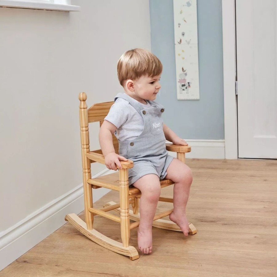 Furniture My 1st Years Tables & Chairs | Personalised Traditional Wooden Rocking Chair