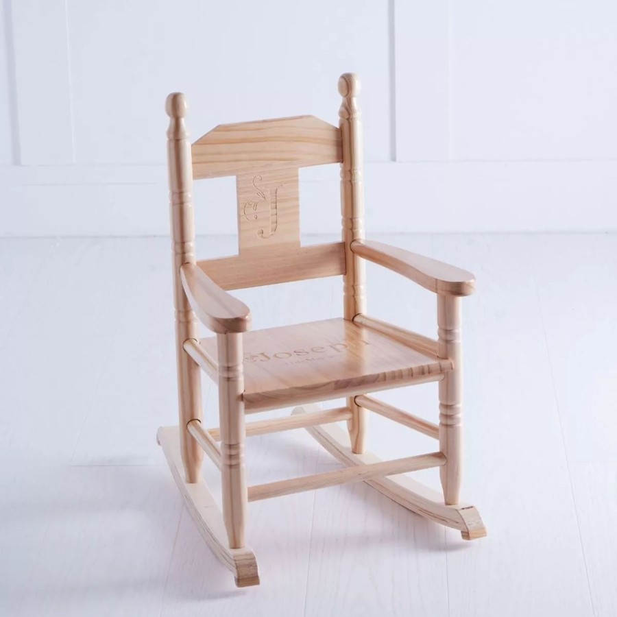 Furniture My 1st Years Tables & Chairs | Personalised Traditional Wooden Rocking Chair