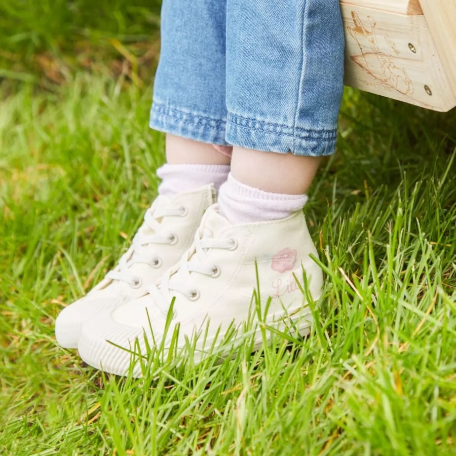 Kids (2-7Yrs) My 1st Years Kids Shoes | Personalised Floral Toddler High Top Shoes