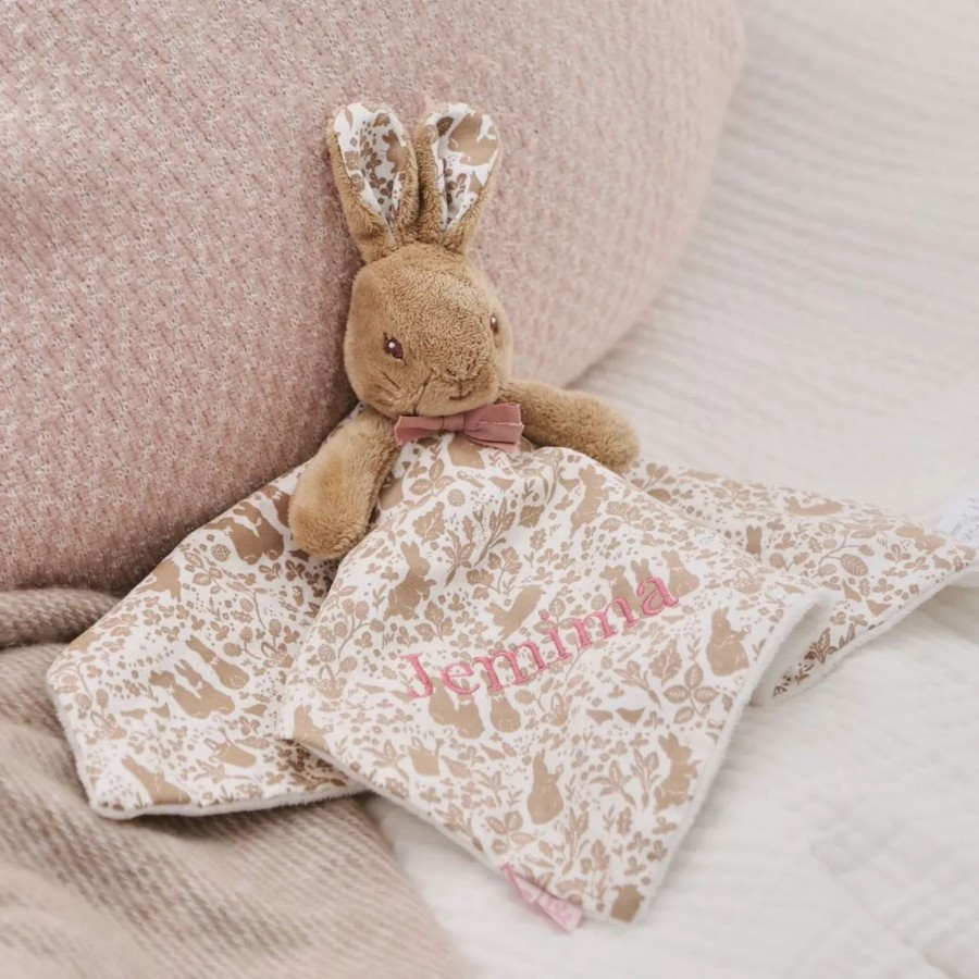 Furniture Peter Rabbit Bedtime Accessories | Personalised Flopsy Bunny Comforter