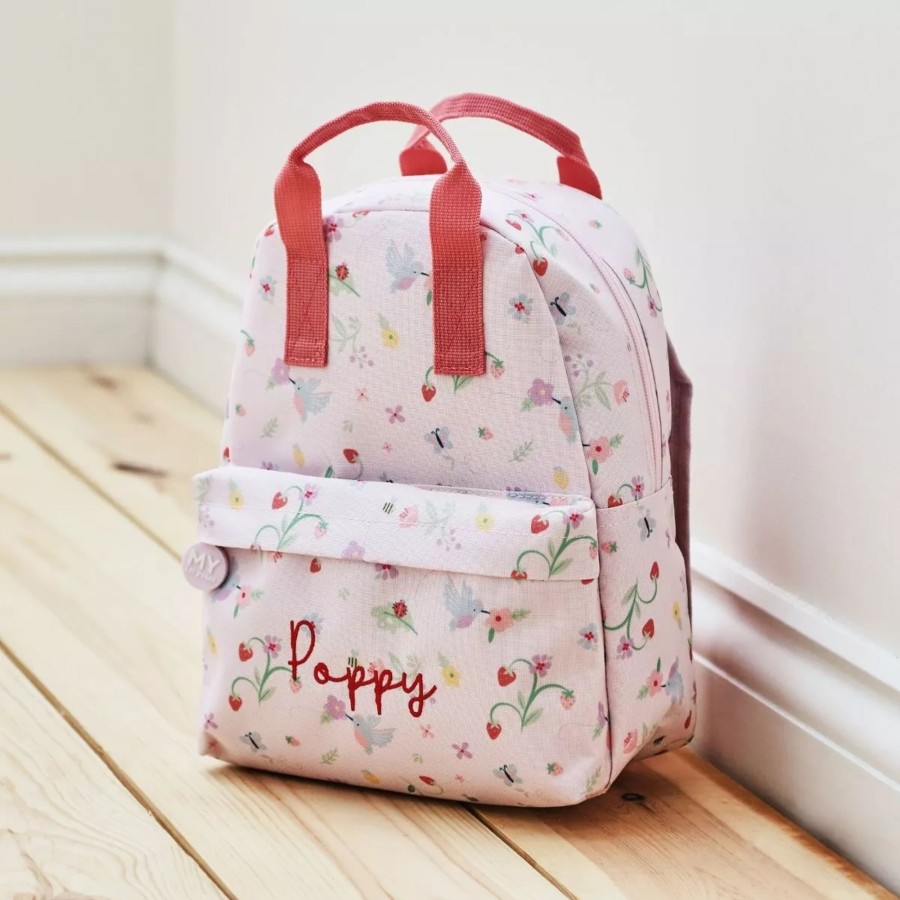 Kids (2-7Yrs) My 1st Years Kids Backpacks | Personalised Grab Handle Fruit Print Backpack