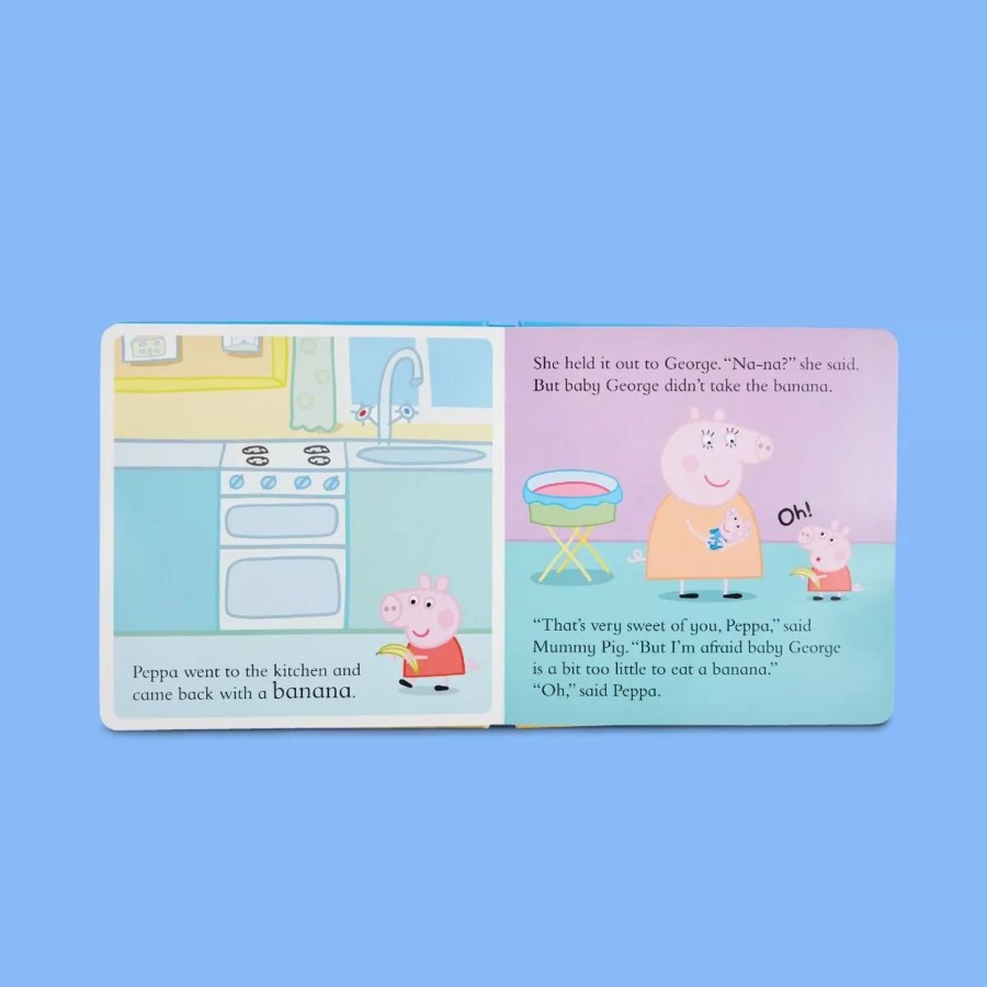 Toys & Books My 1st Years Characters | Peppa Pig Peppa And The New Baby Board Book