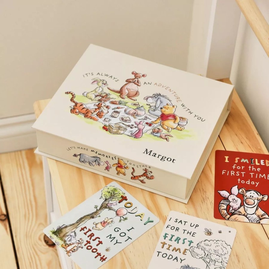 Furniture Disney Photo Frames & Keepsakes | Personalised Disney Winnie The Pooh Keepsake Box