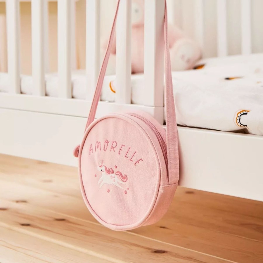 Kids (2-7Yrs) My 1st Years Kids Handbags | Personalised Pink Unicorn Handbag