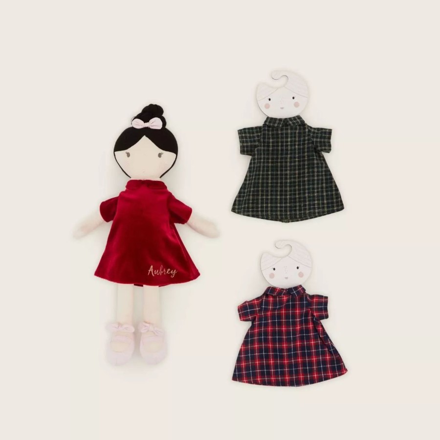 Toys & Books My 1st Years Dolls & Accessories | Personalised My 1St Doll Christmas 3 Dress Gift Set