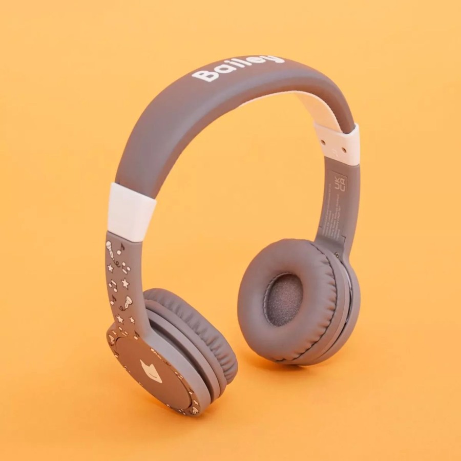 Toys & Books Tonies Tonies | Personalised Grey Tonies Headphones