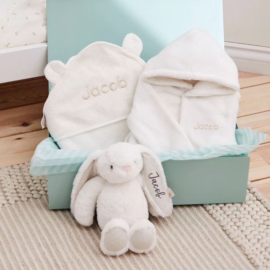 Gifts My 1st Years Bathtime Gift Sets | Personalised Ivory Splash, Snuggle & Cuddle Gift Set