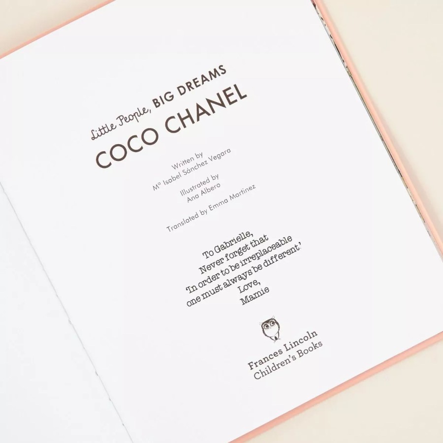 Toys & Books Little People, Big Dreams Little People, Big Dreams | Personalised Little People, Big Dreams Coco Chanel Book