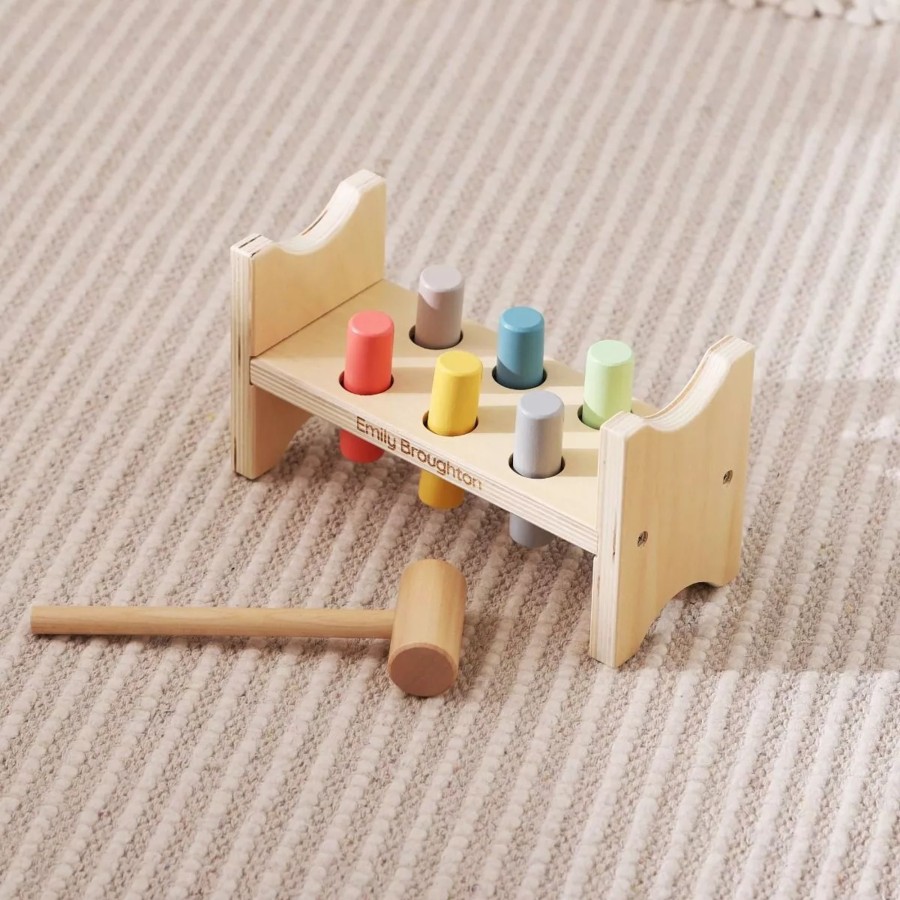 Toys & Books My 1st Years Montessori | Personalised Wooden Hammer Bench Toy