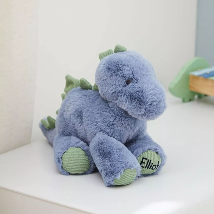 Toys & Books My 1st Years Cuddly Toys | Personalised Blue And Green Dinosaur Soft Toy