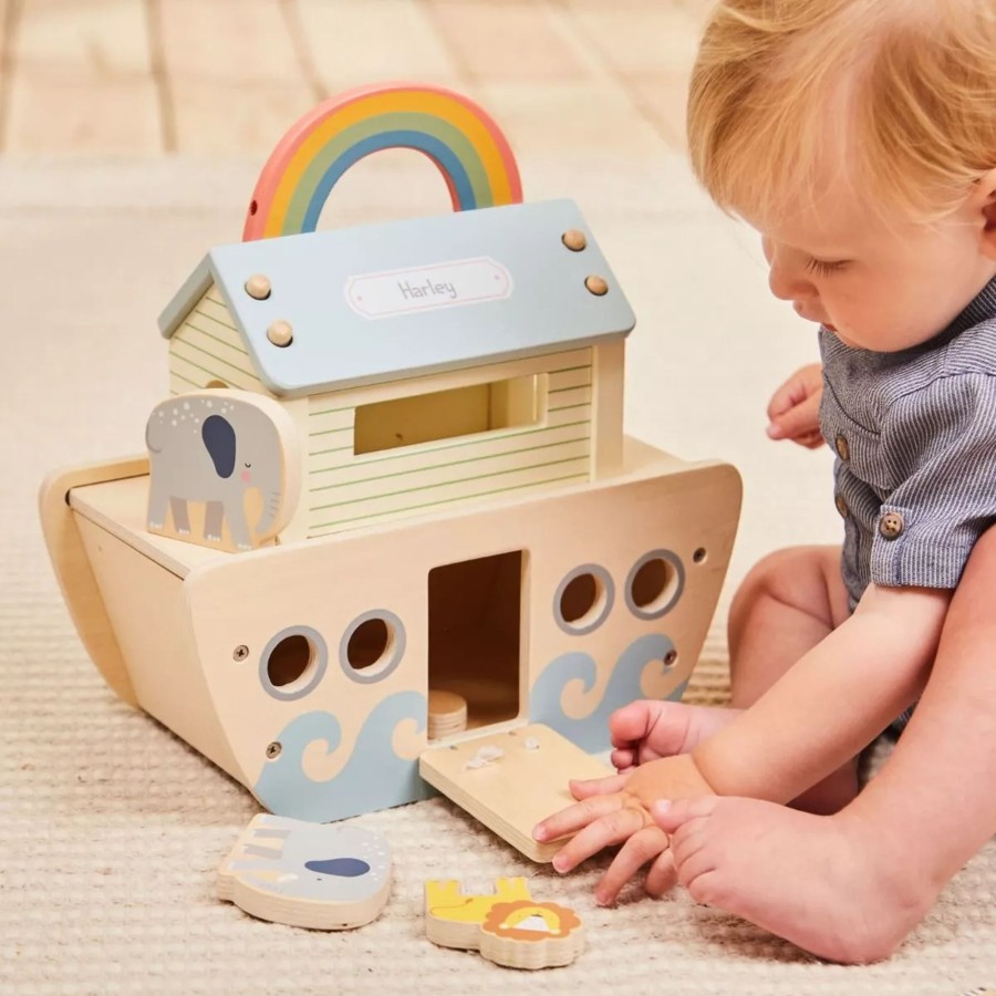 Toys & Books My 1st Years Montessori | Personalised Wooden Animal Ark Play Set