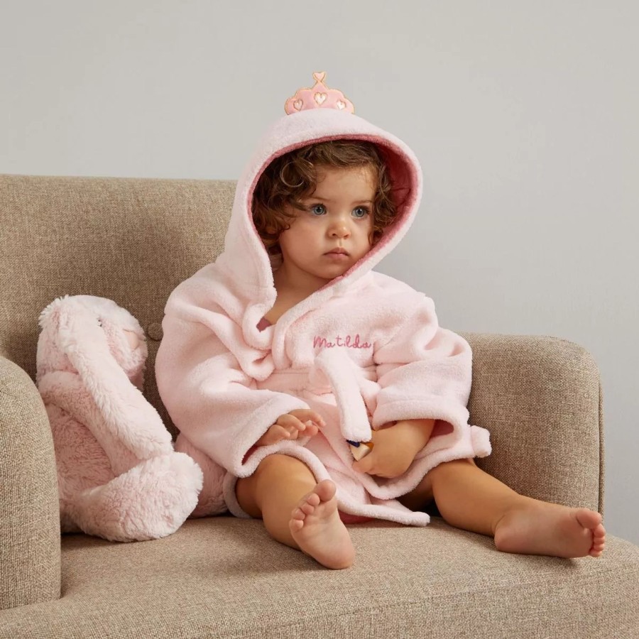 Kids (2-7Yrs) My 1st Years Kids Dressing Gowns | Personalised Fairy Princess Fleece Dressing Gown