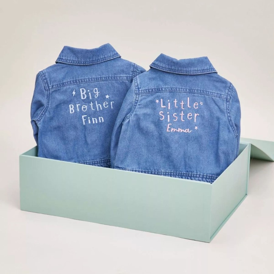 Gifts My 1st Years Family Gift Sets | Matching Blue Siblings Denim Jacket Set