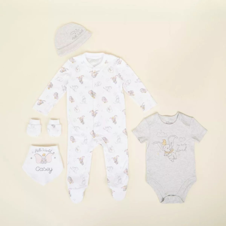 Gifts Disney Clothing Gift Sets | Personalised Disney Dumbo Complete Baby Outfit Set