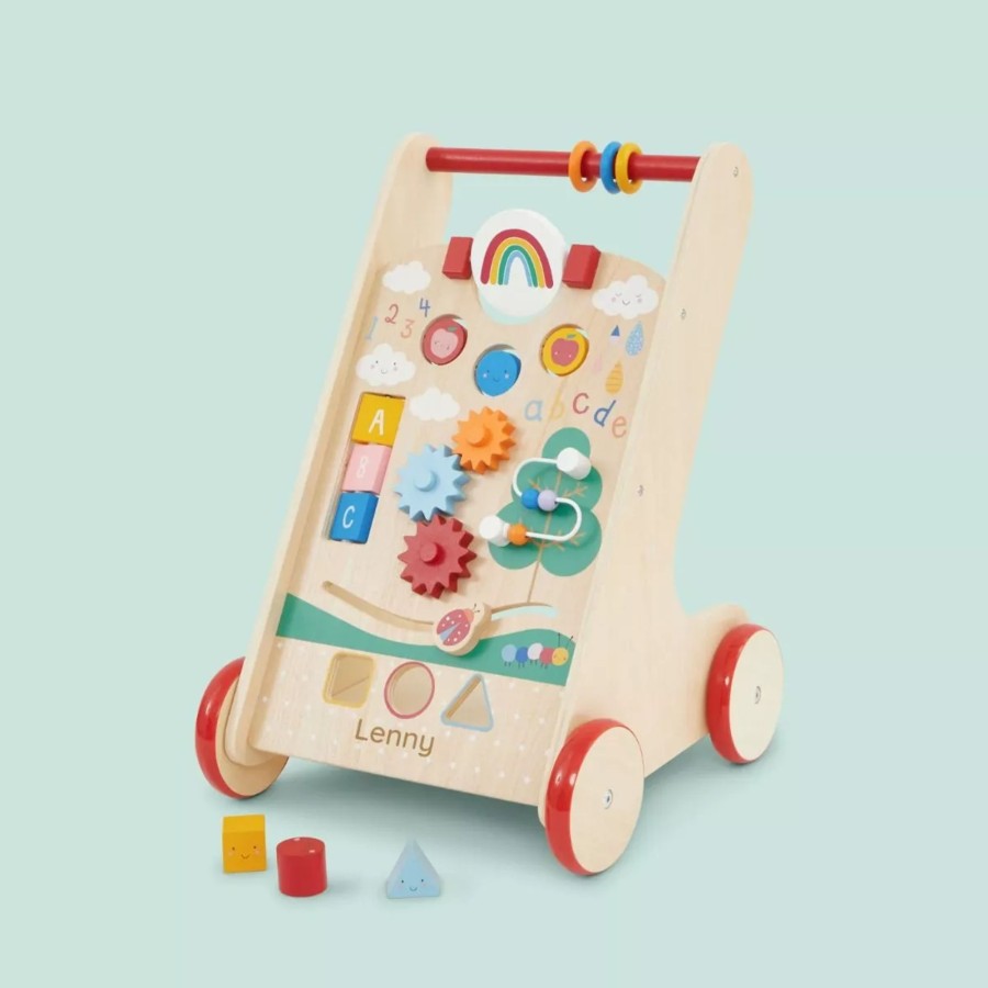 Toys & Books My 1st Years Walkers | Personalised Colourful Wooden Activity Walker