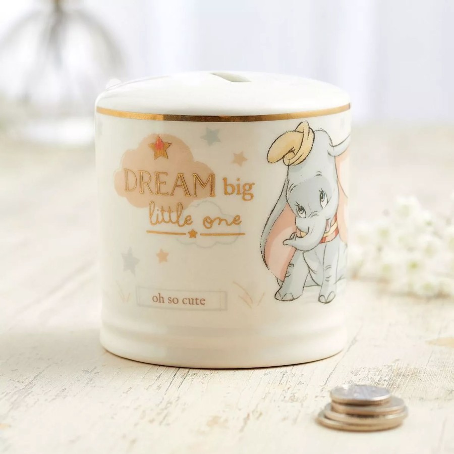 Furniture Disney Photo Frames & Keepsakes | Personalised Disney Dumbo Ceramic Money Box