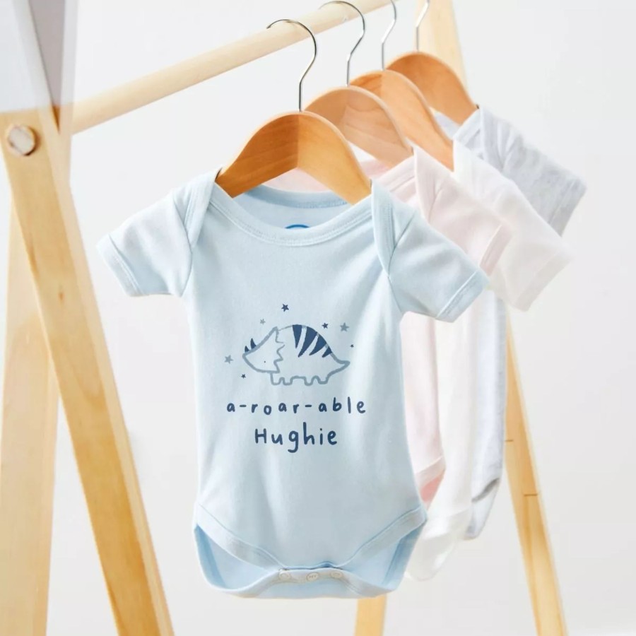 Baby (0-24 Mos) My 1st Years All Baby Clothing | Personalised A-Roar-Able Dinosaur Bodysuit