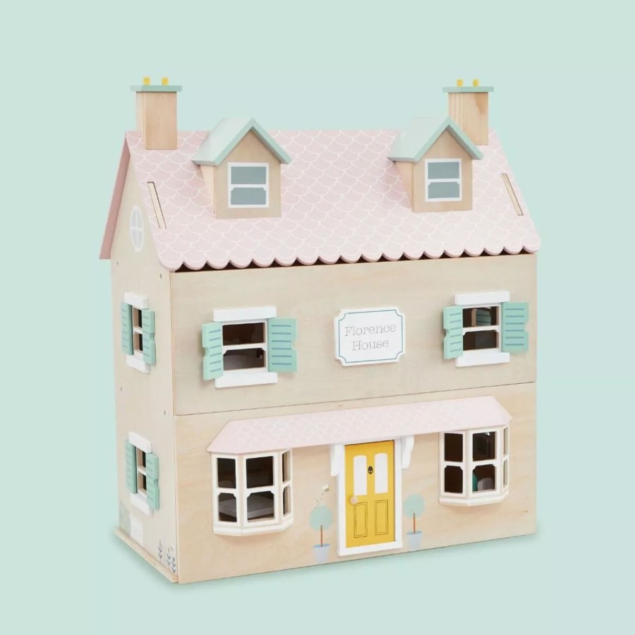 Toys & Books My 1st Years Doll House And Accessories | Personalised Colourful Wooden Doll'S House