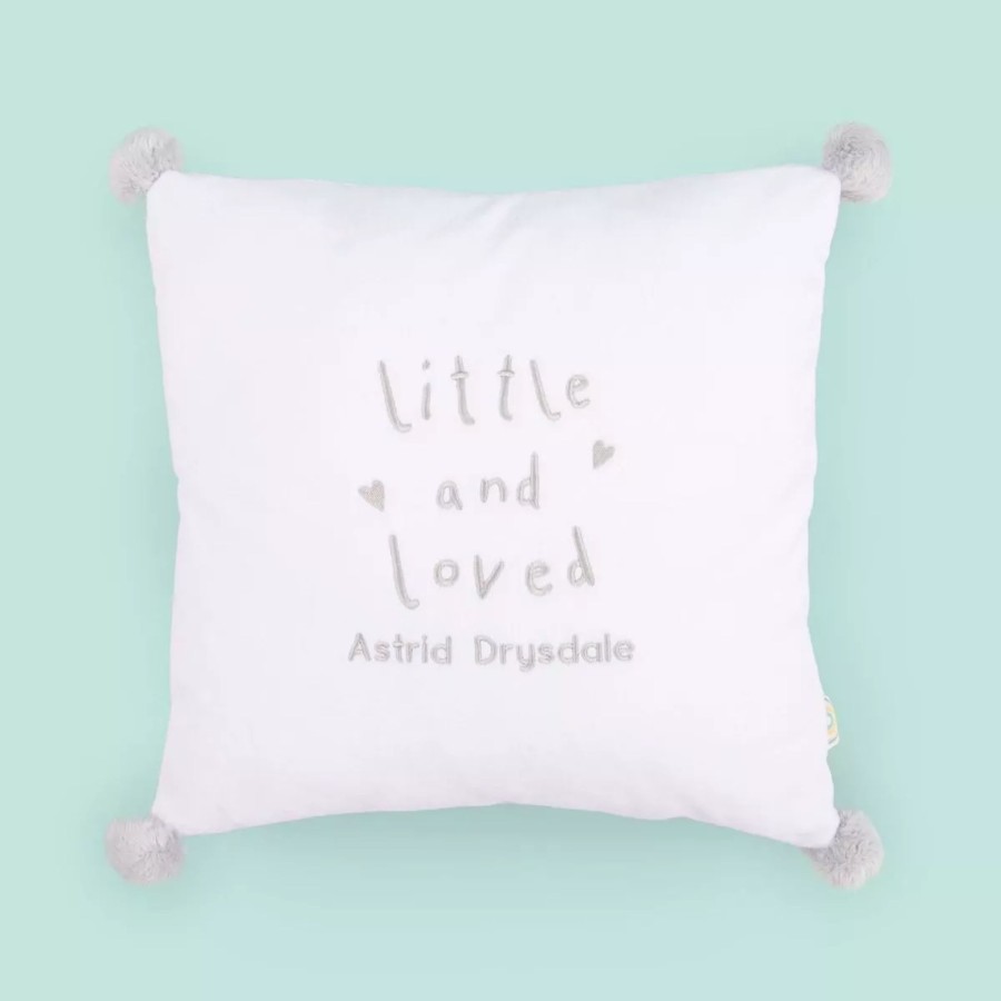 Furniture My 1st Years Room Accessories | Personalised White Little And Loved Cushion