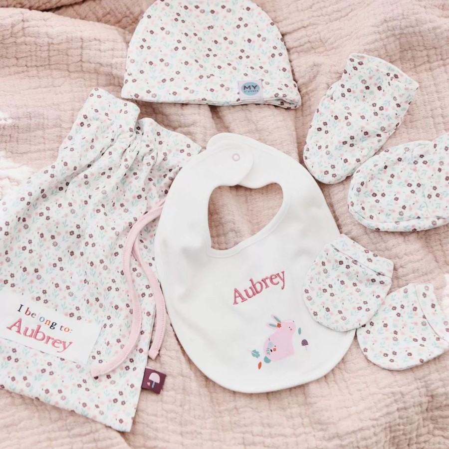 Gifts My 1st Years Clothing Gift Sets | Personalised Woodland Wonders Baby Accessory Set