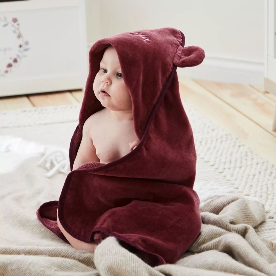 Baby (0-24 Mos) My 1st Years Baby Towels | Personalised Berry Hooded Towel