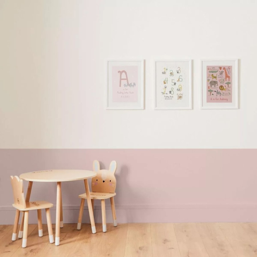 Furniture My 1st Years Wall Art & Prints | Personalised Animals And Numbers Wall Art