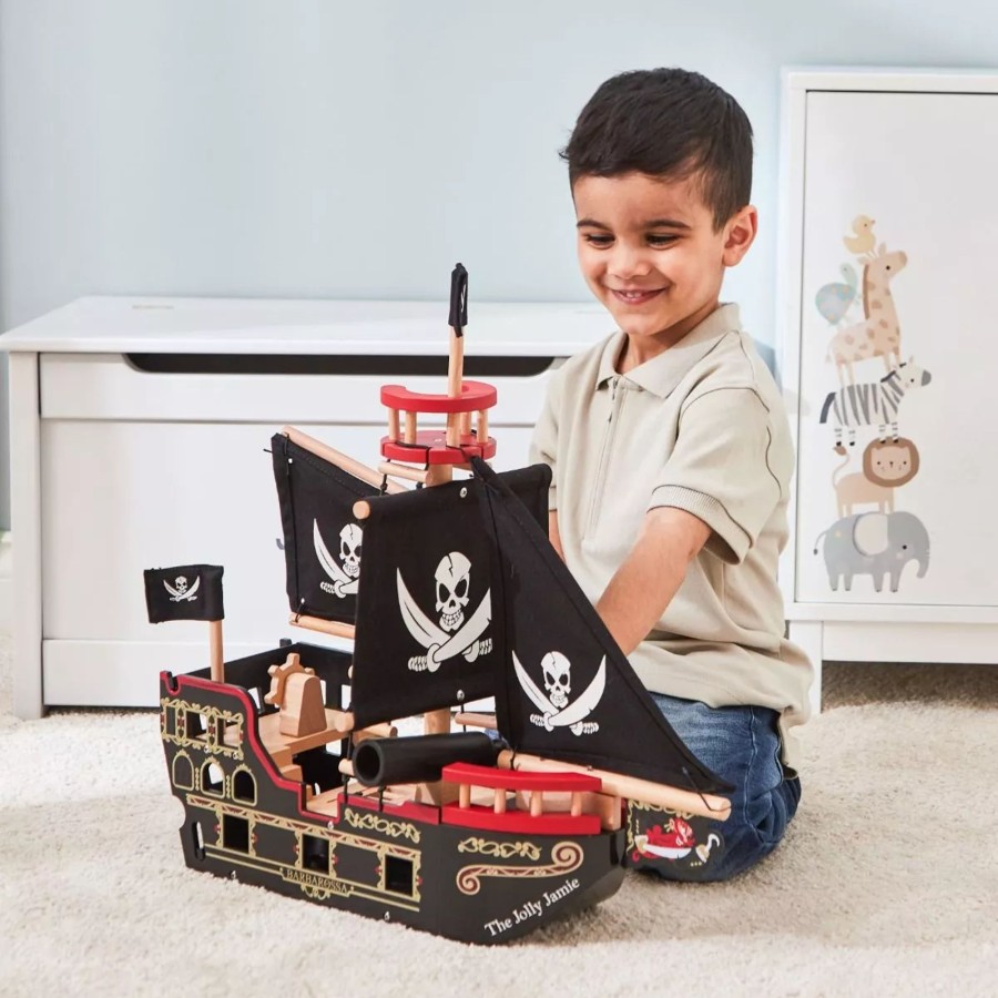 Toys & Books Le Toy Van Role Play/Imaginative Play | Personalised Le Toy Van Barbarossa Pirate Ship