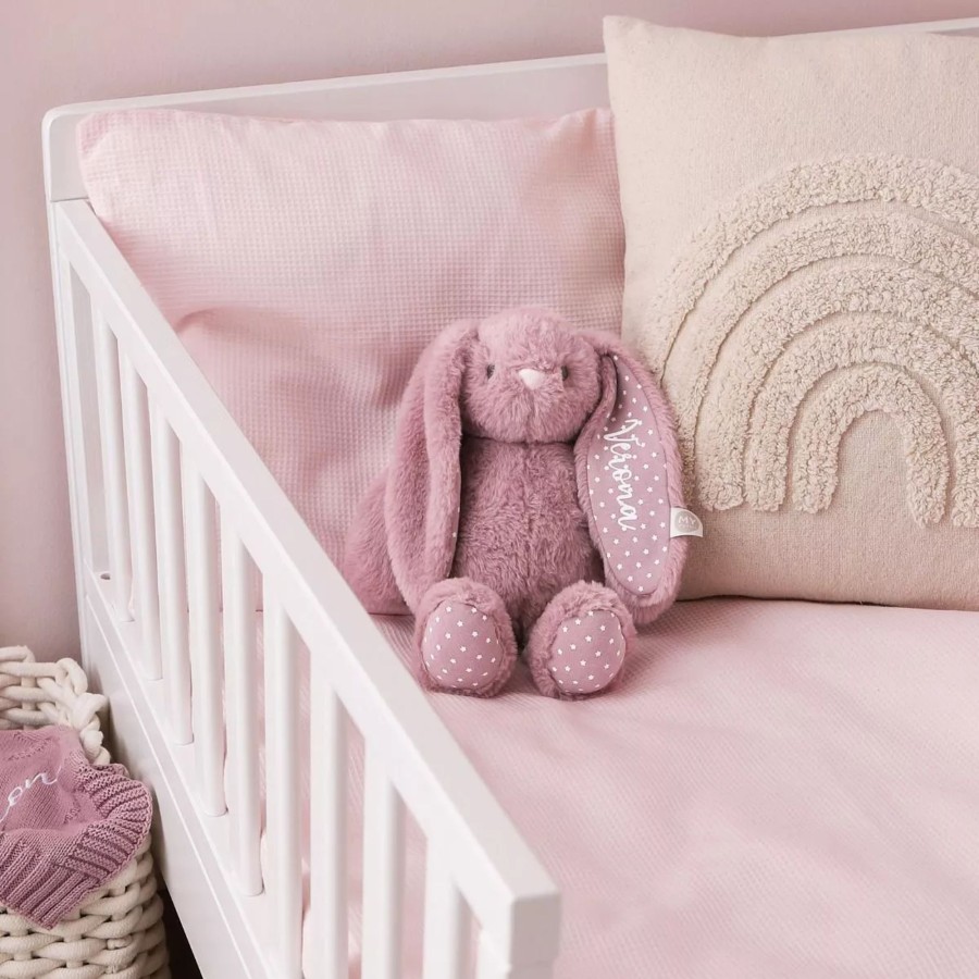 Toys & Books My 1st Years Cuddly Toys | Personalised Mauve Pink Bunny