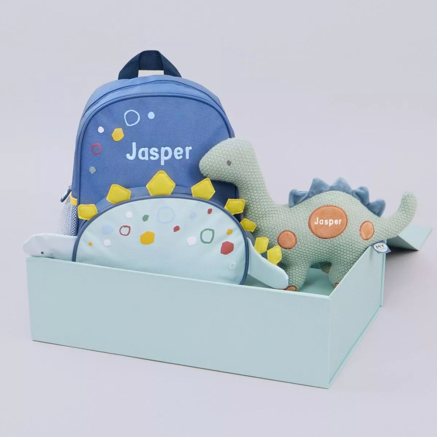 Kids (2-7Yrs) My 1st Years Kids Backpacks | Personalised Little Dino'S Day Out Gift Set