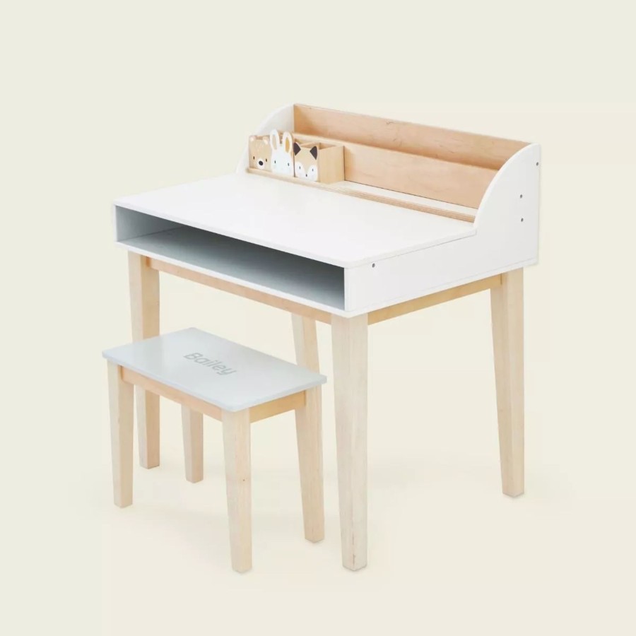 Furniture My 1st Years Tables & Chairs | Personalised Tender Leaf Toys Wooden Desk And Chair Set