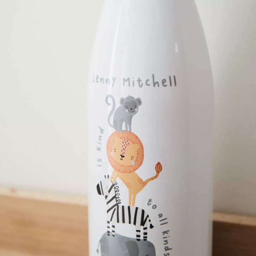 Kids (2-7Yrs) My 1st Years Kids Lunchbags | Personalised 500Ml Safari Design Water Bottle