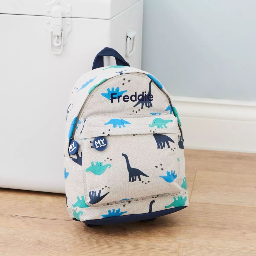 Kids (2-7Yrs) My 1st Years Kids Backpacks | Personalised Dinosaur Print Mini Backpack