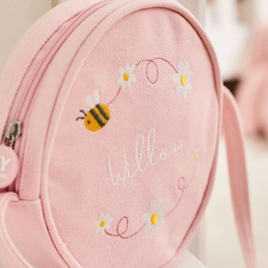 Kids (2-7Yrs) My 1st Years Kids Handbags | Personalised Bumblebee Design Pink Handbag