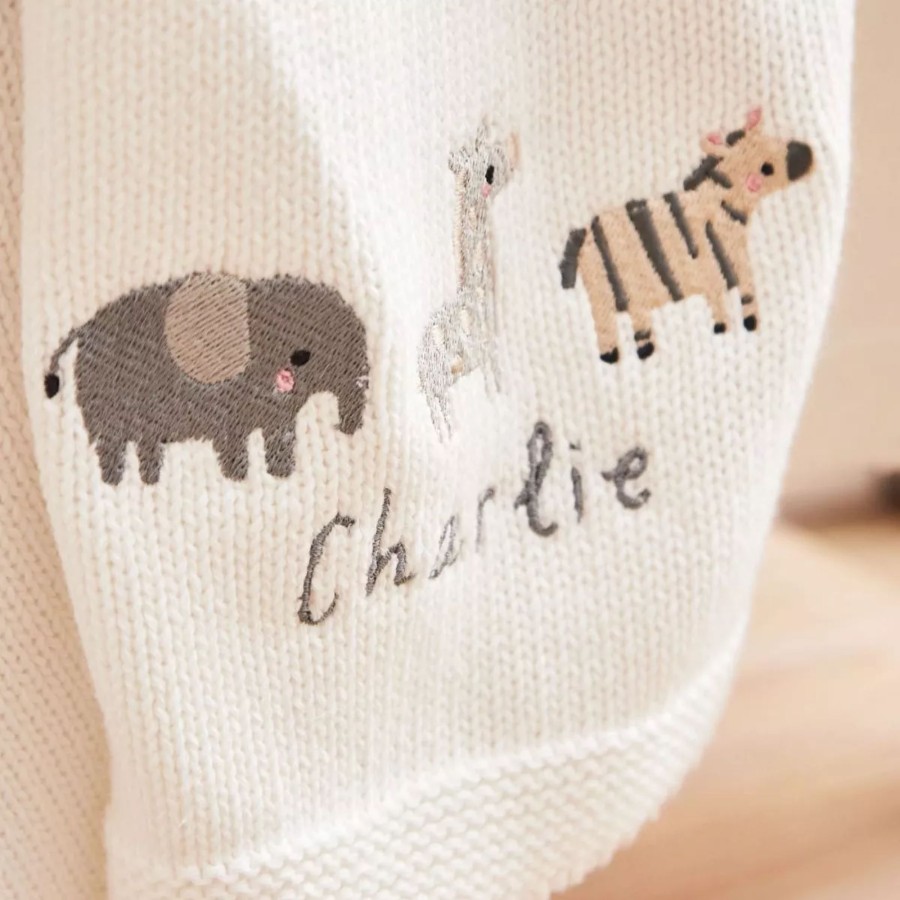 Baby (0-24 Mos) My 1st Years Swaddle Blankets | Personalised Welcome To The World Ivory Shawl