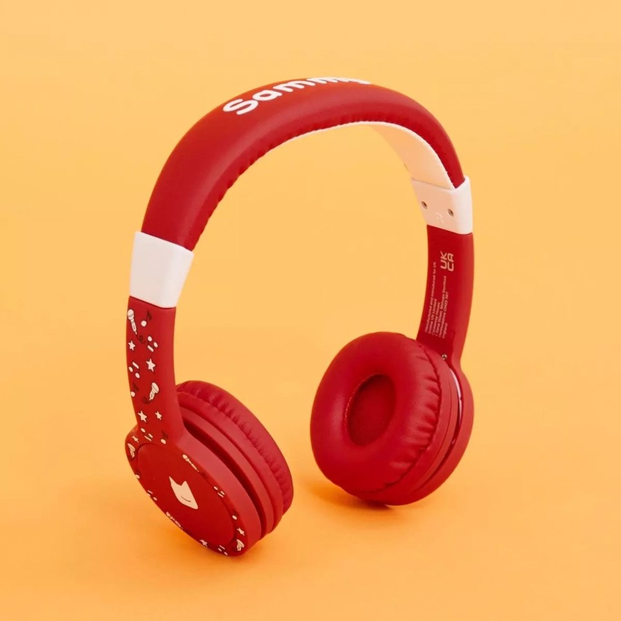 Toys & Books Tonies Tonies | Personalised Red Tonies Headphones