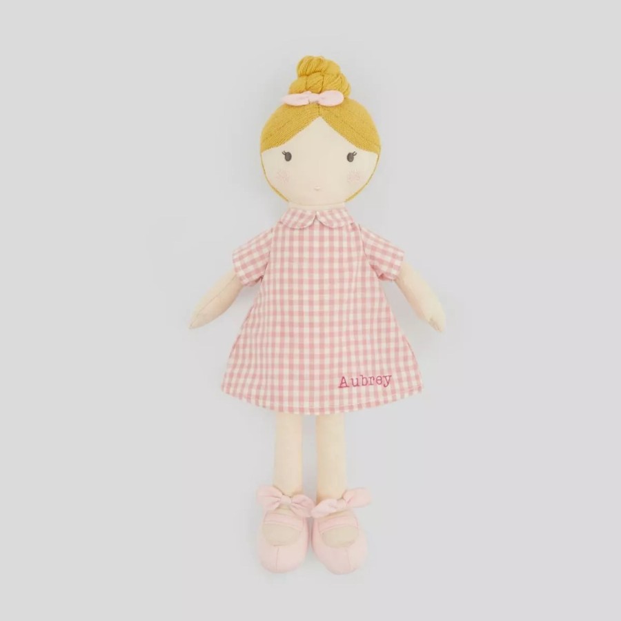 Toys & Books My 1st Years Dolls & Accessories | Personalised My 1St Doll In Pink Dress - Blonde Hair