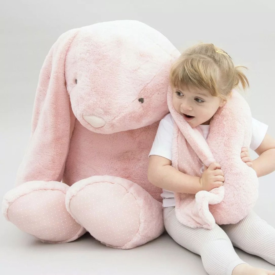 Toys & Books My 1st Years Cuddly Toys | Personalised Supersized Pink Bunny Soft Toy