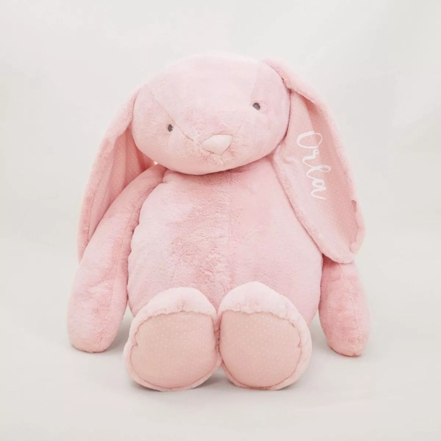 Toys & Books My 1st Years Cuddly Toys | Personalised Supersized Pink Bunny Soft Toy