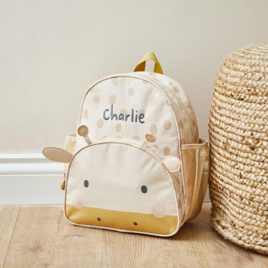 Kids (2-7Yrs) My 1st Years Kids Backpacks | Personalised Giraffe Medium Backpack