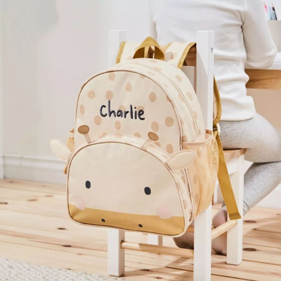 Kids (2-7Yrs) My 1st Years Kids Backpacks | Personalised Giraffe Medium Backpack