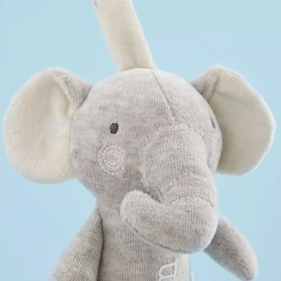 Toys & Books My 1st Years Sensory Toys | Personalised Plush Little Elephant Activity Rattle Toy