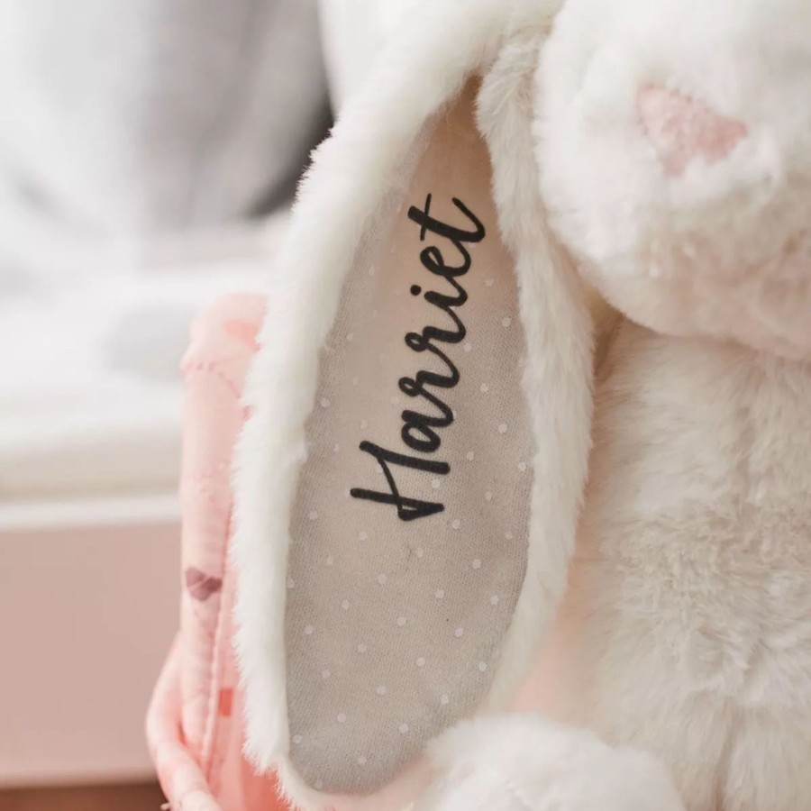 Toys & Books My 1st Years Cuddly Toys | Personalised Will You Be My Bridesmaid White Bunny Soft Toy