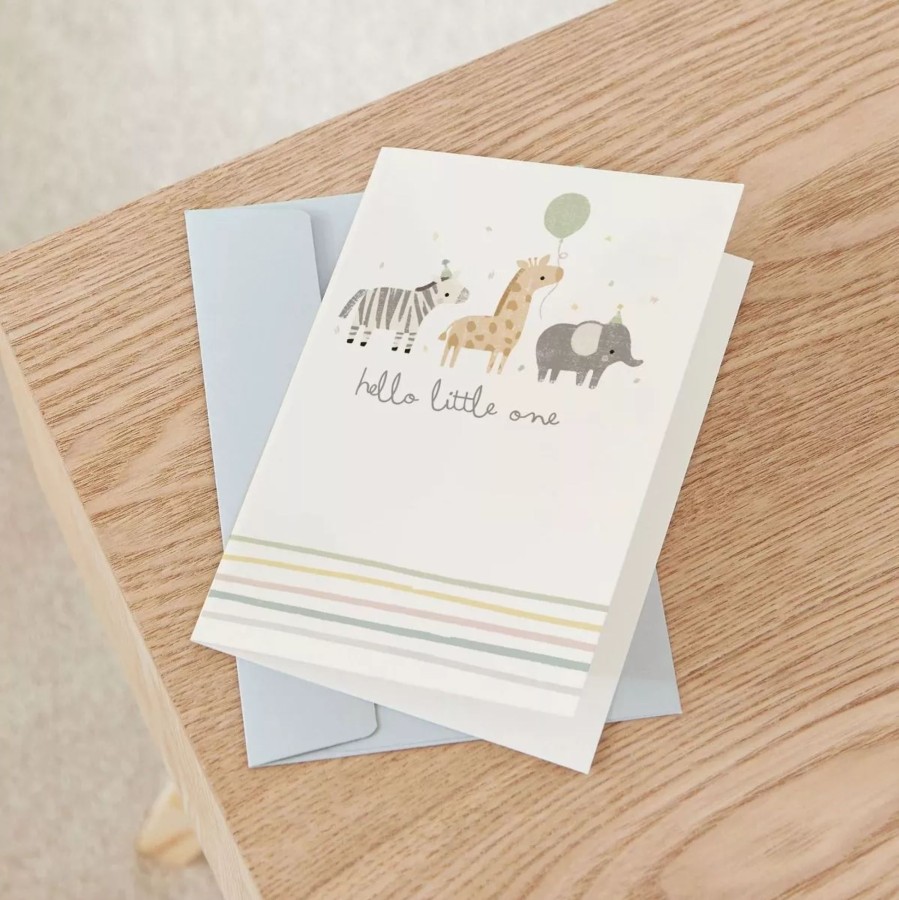 Gifts My 1st Years Greetings Cards | Personalised Hello Little One Greetings Card