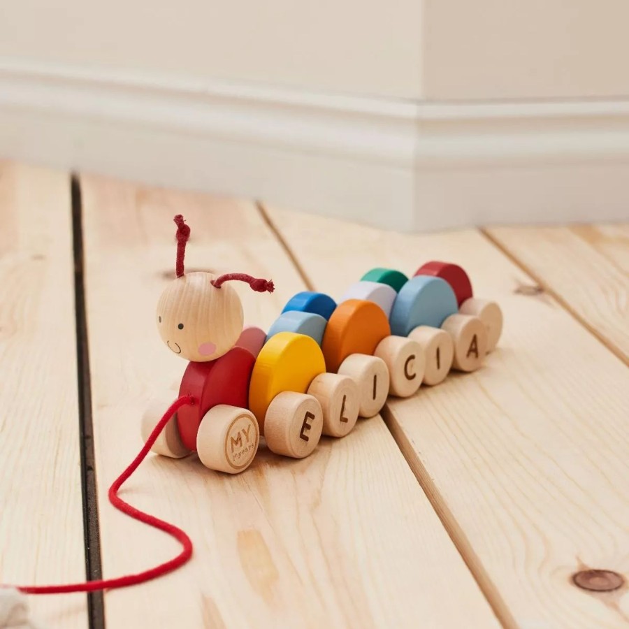 Toys & Books My 1st Years Pull Along Toys | Personalised Pull Along Caterpillar