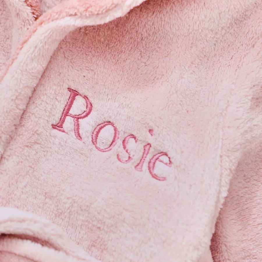 Kids (2-7Yrs) My 1st Years Kids Dressing Gowns | Cute Personalised Pink Bunny Robe