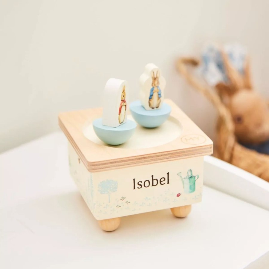 Furniture Peter Rabbit Room Accessories | Personalised Wooden Peter Rabbit Music Box