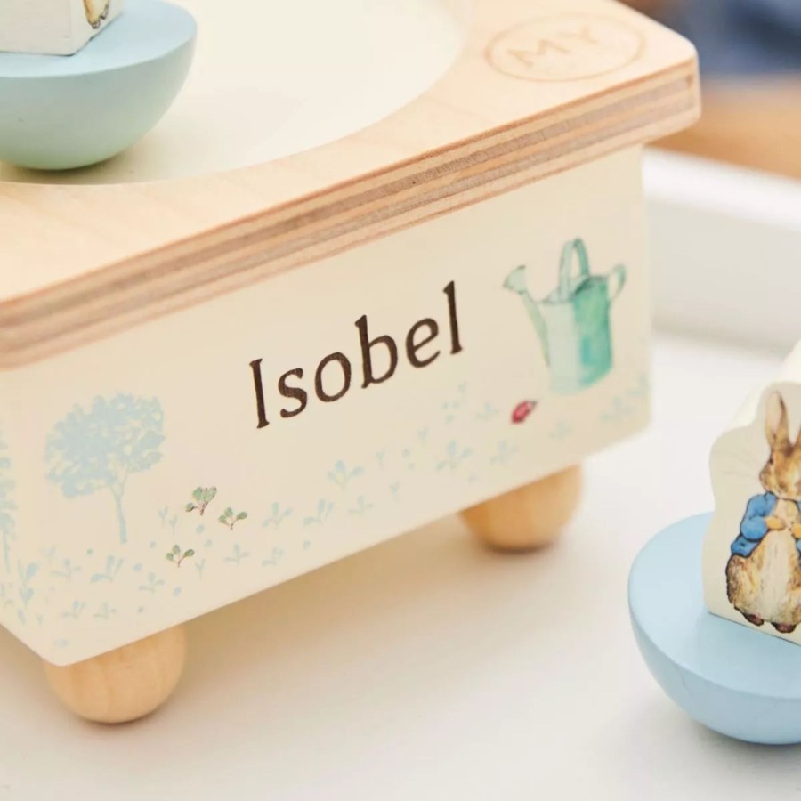 Furniture Peter Rabbit Room Accessories | Personalised Wooden Peter Rabbit Music Box